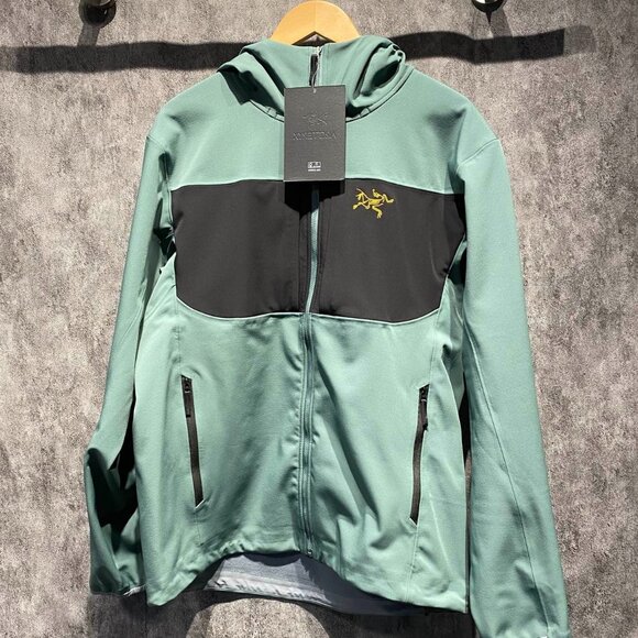Arc'teryx Gamma MX series jacket in black and gold/green size XL